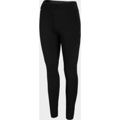 Legginsy damskie LEG601 - głęboka czerń - Outhorn. Spodnie damskie Outhorn, z bawełny. W wyprzedaży za 69,99 zł.