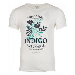 T-shirty męskie: Pepe Jeans T-Shirt Męski Franklin M Kremowy