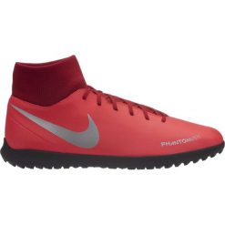Buty piłkarskie Nike Phantom Vsn Club Df Tf M AO3273-600. Czerwone buty sportowe męskie Nike, z gumy, bez zapięcia, do piłki nożnej. W wyprzedaży za 319,00 zł.