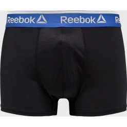 Reebok - Bokserki (3 pack). Czarne bokserki męskie Reebok, bez wzorów, z elastanu. W wyprzedaży za 99,90 zł.
