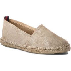 Espadryle SERGIO BARDI - Adalgisa SS127211018AB 403. Żółte espadryle damskie marki Sergio Bardi, ze skóry, na płaskiej podeszwie. W wyprzedaży za 149,00 zł.