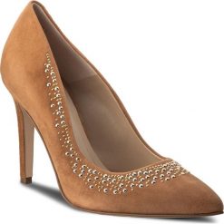 Szpilki SOLO FEMME - 34285-A7-H48/000-04-00 Cuoio. Pomarańczowe szpilki Solo Femme, bez wzorów, ze skóry, eleganckie, bez obcasa, na obcasie, bez zapięcia. W wyprzedaży za 219,00 zł.