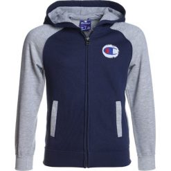Champion HOODED FULL ZIP Bluza rozpinana dark blue. Niebieskie bluzy chłopięce marki Champion, z bawełny. Za 149,00 zł.