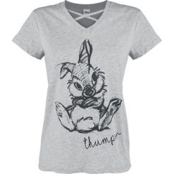 Bambi Thumper Koszulka damska odcienie jasnoszarego. Szare bluzki damskie marki Bambi, xl, z nadrukiem. Za 99,90 zł.