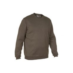 Sweter myśliwski 100. Zielone swetry klasyczne męskie marki QUECHUA, m, z elastanu. Za 39,99 zł.