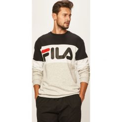 Fila - Bluza. Zielone bluzy męskie Fila, s, z nadrukiem, z bawełny, z okrągłym kołnierzem, bez rękawów, bez kaptura. W wyprzedaży za 199,90 zł.