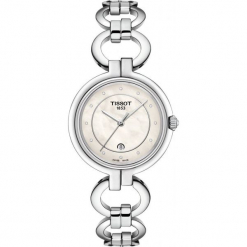 PROMOCJA ZEGAREK TISSOT T-Lady T094.210.11.116.00. Białe zegarki męskie marki TISSOT, ze stali. W wyprzedaży za 1188,00 zł.