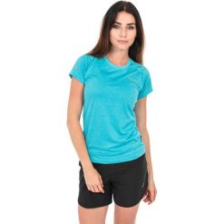 Topy sportowe damskie: Hi-tec Koszulka damska Thaba Hi-Tec River Blue Melange niebieska r. S
