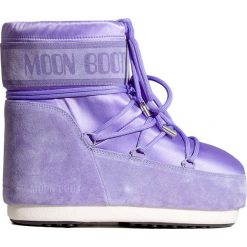 Śniegowce MOON BOOT CLASSIC LOW SATIN. Czarne buty sportowe damskie Moon Boot, na zimę. Za 1230,00 zł.