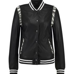 Bomberki damskie: Goosecraft RIGA BOMBER Kurtka skórzana black