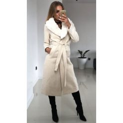 Płaszcz Martini Premium kolor Beż S. Czarne płaszcze damskie LIGARI, na jesień, s, w paski, z bawełny, eleganckie, długie. Za 298,00 zł.