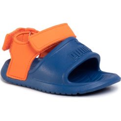 Sandały PUMA - Divecat V2 Injex Inf 369545 04 Bright Cobalt/Firecracker. Pomarańczowe sandały chłopięce Puma, z tworzywa sztucznego, bez zapięcia. Za 129,99 zł.