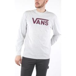 Vans Classic Koszulka Szary. Szare podkoszulki męskie Vans, m, z haftami, z bawełny, bez kołnierzyka, długie. Za 137,95 zł.