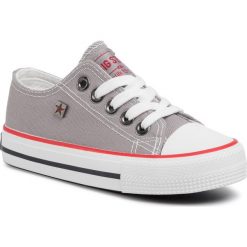 Trampki BIG STAR - FF374205 902 Grey. Szare trampki chłopięce BIG STAR, bez wzorów, z gumy, retro, na sznurówki. Za 79,00 zł.