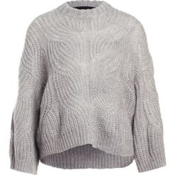 DESIGNERS REMIX VICKI CABLE Sweter grey melange. Szare swetry klasyczne damskie DESIGNERS REMIX, l, z materiału. Za 899,00 zł.