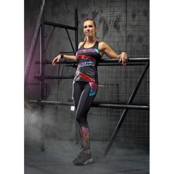 Legginsy Cuts Miracle. Czarne topy damskie FJ!, m, bez wzorów, z elastanu, eleganckie. Za 189,00 zł.