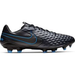 Buty piłkarskie Nike Tiempo Legend 8 Pro Fg AT6133-004. Czarne buty sportowe męskie Nike, ze skóry, bez zapięcia, do piłki nożnej. W wyprzedaży za 539,00 zł.