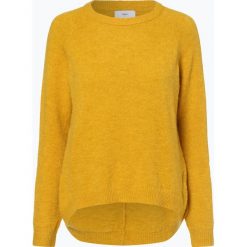 Minimum - Sweter damski z dodatkiem moheru – Kita, złoty. Żółte swetry klasyczne damskie marki Minimum, s, z polaru. Za 309,95 zł.
