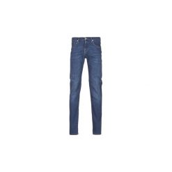 Jeansy slim fit Yurban IHELENN SLIM. Niebieskie jeansy męskie Yurban, m, bez wzorów. Za 143,20 zł.
