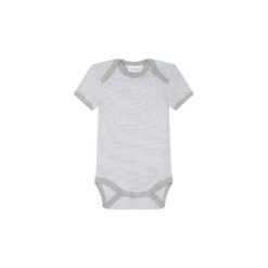 Sense Organics Baby Body dziecięce YVON pinny stripes grey marl - szary. Szare body niemowlęce marki Sense Organics, z bawełny. Za 39,00 zł.