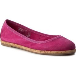 Półbuty TAMARIS - 1-22117-28 Fuxia 513. Czerwone creepersy damskie Tamaris, ze skóry, na płaskiej podeszwie. W wyprzedaży za 179,00 zł.