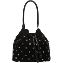 Torebki klasyczne damskie: Mint Velvet ZOE EYELET DETAIL BUCKET Torebka black