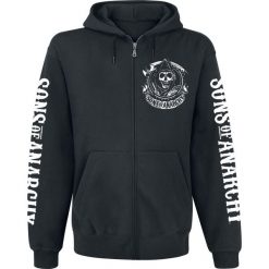 Sons Of Anarchy Charming California Bluza z kapturem rozpinana czarny. Czarne bluzy męskie marki Sons Of Anarchy, l, z kapturem. Za 199,90 zł.