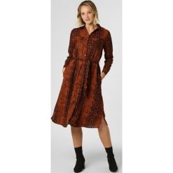 ONLY - Sukienka damska – Onlkati, beżowy. Brązowe sukienki damskie ONLY, z nadrukiem, ze skóry, eleganckie, sportowe. Za 139,95 zł.