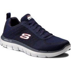 Buty SKECHERS - Golden Point 52182/NVRD Navy/Red. Niebieskie buty sportowe męskie Skechers, z tworzywa sztucznego, bez zapięcia, na fitness i siłownię. Za 299,99 zł.