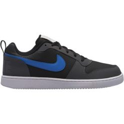 Nike Buty Court Borough Low Shoe Black Blue Nebula-Dark Grey-White 44. Szare buty sportowe męskie Nike, z gumy, bez zapięcia. W wyprzedaży za 215,00 zł.