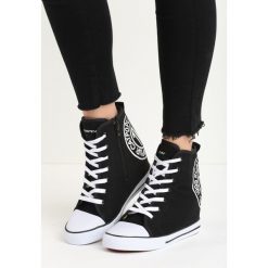 Sneakersy damskie: Czarne Sneakersy Rubby