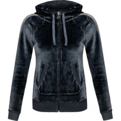 Bluza DEHA HARMONIC Szary. Szare bluzy damskie marki Deha, bez wzorów, z dzianiny, bez rękawów, z kapturem. W wyprzedaży za 396,00 zł.