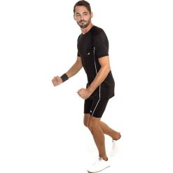Szorty w kolorze czarnym do biegania. Czarne spodenki sportowe męskie Northvalley, xl, bez wzorów, z materiału, do biegania. W wyprzedaży za 65,95 zł.