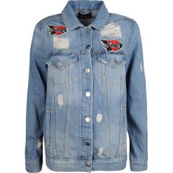 Guess Kurtka. Kurtki damskie Guess, z aplikacjami, z denimu. Za 459,00 zł.