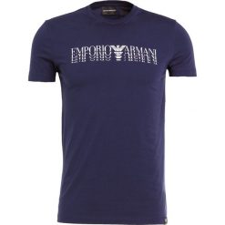 Emporio Armani LOGO Tshirt z nadrukiem blue caban. Szare koszulki polo marki Emporio Armani, l, z bawełny, z kapturem. Za 339,00 zł.