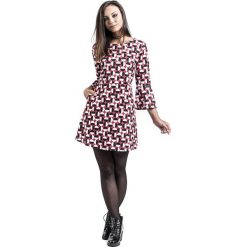 Dancing Days Mod Circle Dress Sukienka wielokolorowy. Szare sukienki damskie marki Dancing Days, xl, bez wzorów, z dekoltem na plecach, bez rękawów. Za 199,90 zł.