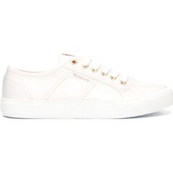 Gant Pinestreet Tenisówki Biały. Białe trampki i tenisówki damskie GANT, bez wzorów, z materiału, bez zapięcia. Za 306,95 zł.