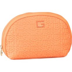 Kosmetyczka GUESS - Caris Accessories PWCARI P0270 ORA. Pomarańczowe kosmetyczki męskie Guess, z aplikacjami, z tkaniny. Za 139,00 zł.