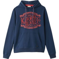 Bluza z kapturem. Czarne bluzy męskie rozpinane marki KAPORAL 5, l, z bawełny, z długim rękawem, długie, z kapturem. Za 191,06 zł.