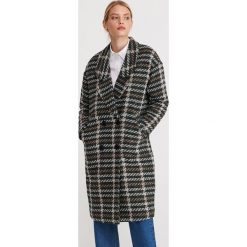 Wzorzysty płaszcz - Wielobarwny. Płaszcze damskie Reserved, s, bez wzorów, bez kaptura. Za 449,99 zł.