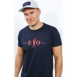 Czapka Melanż Szara Patch. Szare czapki męskie Edward Orlovski, bez wzorów. Za 49,00 zł.