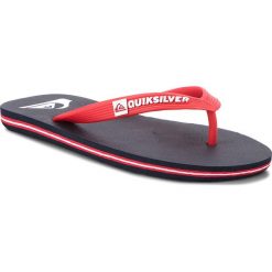 Japonki QUIKSILVER - AQBL100277 Xbrb. Czerwone klapki damskie Quiksilver, bez wzorów, z tworzywa sztucznego, bez obcasa. W wyprzedaży za 55,00 zł.