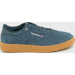 Reebok Classic - Buty Club C 85. Niebieskie buty sportowe męskie Reebok Classic, ze skóry, na sznurówki, reebok classic. W wyprzedaży za 299,90 zł.