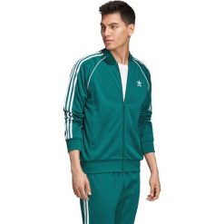 Adidas Originals SST Bluza Zielony. Zielone bluzy męskie adidas Originals, l, z haftami, z bawełny, bez kołnierzyka, bez rękawów, bez kaptura. Za 309,95 zł.