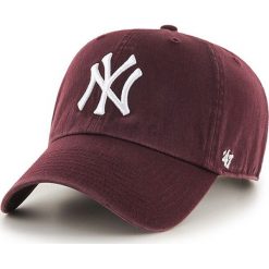 47brand - Czapka New York Yankees Clean Up. Brązowe czapki męskie marki 47brand. W wyprzedaży za 79,90 zł.