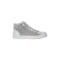 Buty Dziecko Nero Giardini MP NERO GIARDINI MANAUS BIANCO. Białe trampki dziewczęce marki Nero Giardini MP, bez wzorów, bez zapięcia. Za 286,58 zł.
