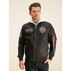 Kurtka bomber Alpha Industries Ma-1 Moon Landing 196125. Czarne kurtki męskie Alpha Industries, m, bez wzorów, bez kaptura. W wyprzedaży za 569,00 zł.