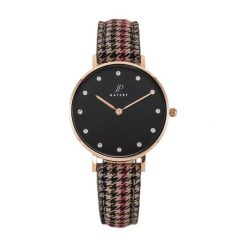 Zegarek JP Gatsby Zegarek damski Aurora Rose Gold Black / Brown JPG5001 uniwersalny. Czerwone zegarki damskie JP Gatsby. Za 323,10 zł.