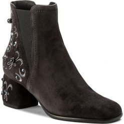 Botki BALDININI - 818005P63RCRUS0010 Crosta Grigio. Szare botki damskie skórzane marki Baldinini. W wyprzedaży za 1289,00 zł.