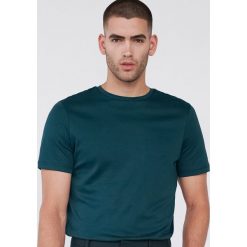 T-shirt z bawełny pima - Turkusowy. Niebieskie t-shirty męskie Reserved, s, bez wzorów, z bawełny, bez kołnierzyka. Za 49,99 zł.